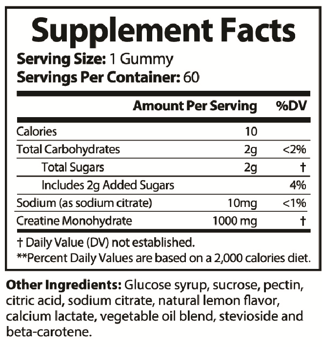 Pure Creatine Gummies